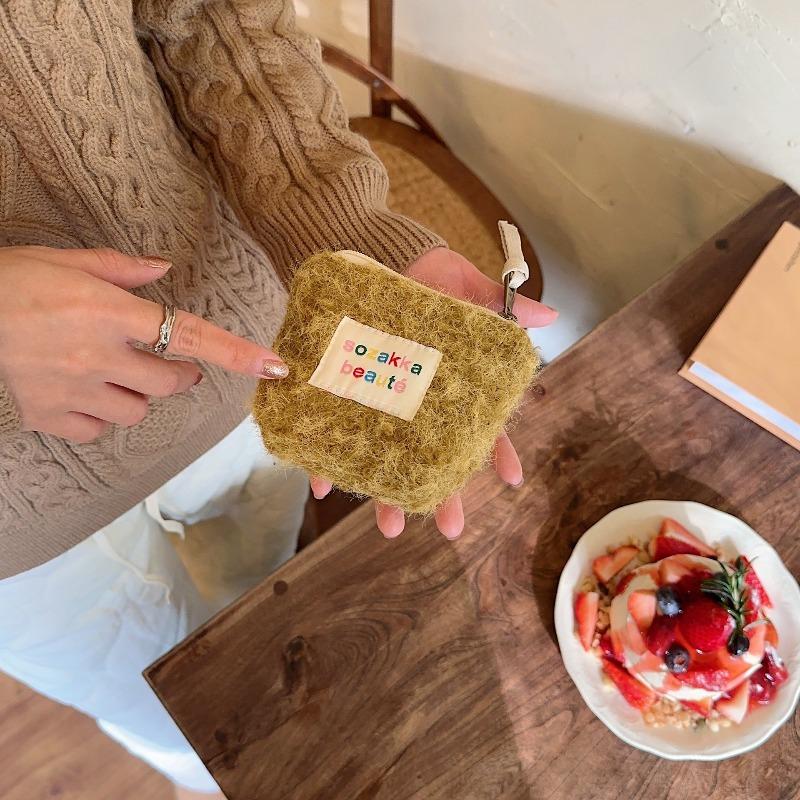 1 Winter New Soft Waxy Yellow Hair Bag Shoulder Bucket Underarm Bag Large Capacity Commuter Tote Bag