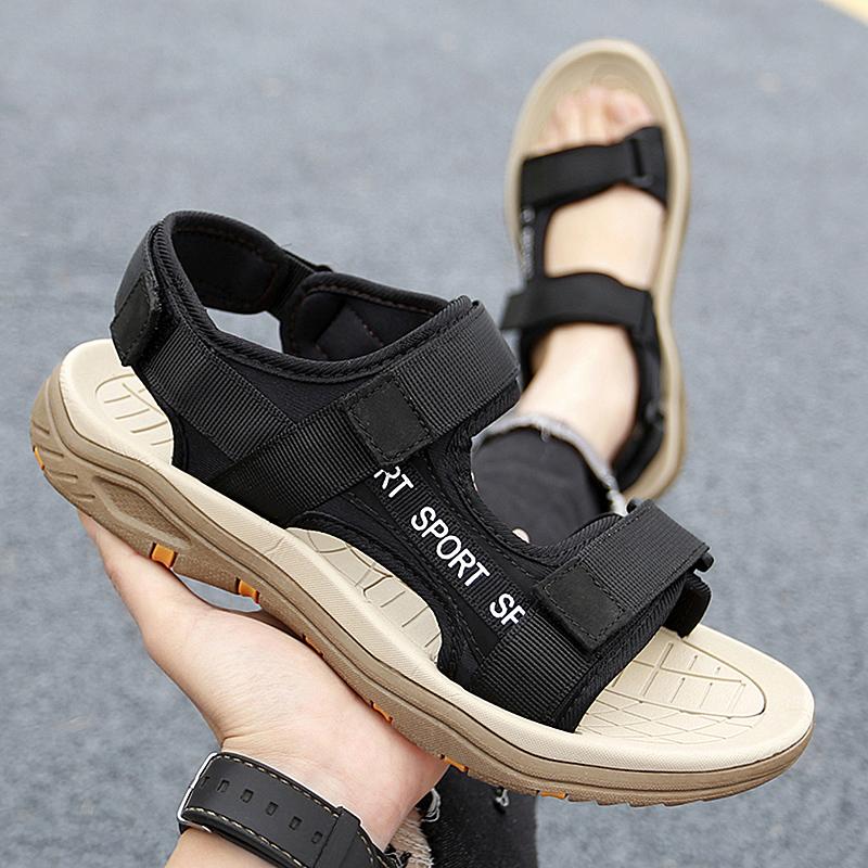 Fashion Summer Luxury Brand Men Sandals Fashion Design Breathable Casual Shoes Men Soft Bottom Outdoor Beach Sandals Men Walking Shoes