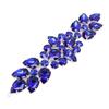 Applique Strass Verre Exquise Éblouissante Fleur Strass Verre Patch pour Vêtements Robe de Mariée