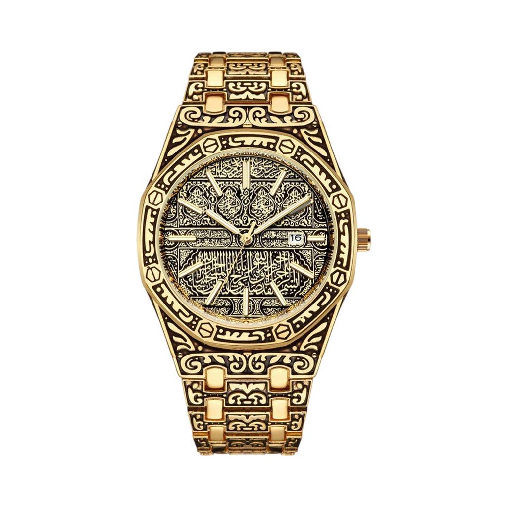 Ceas cu curea de ceas la modă de afaceri din piele pentru bărbați pentru cadou