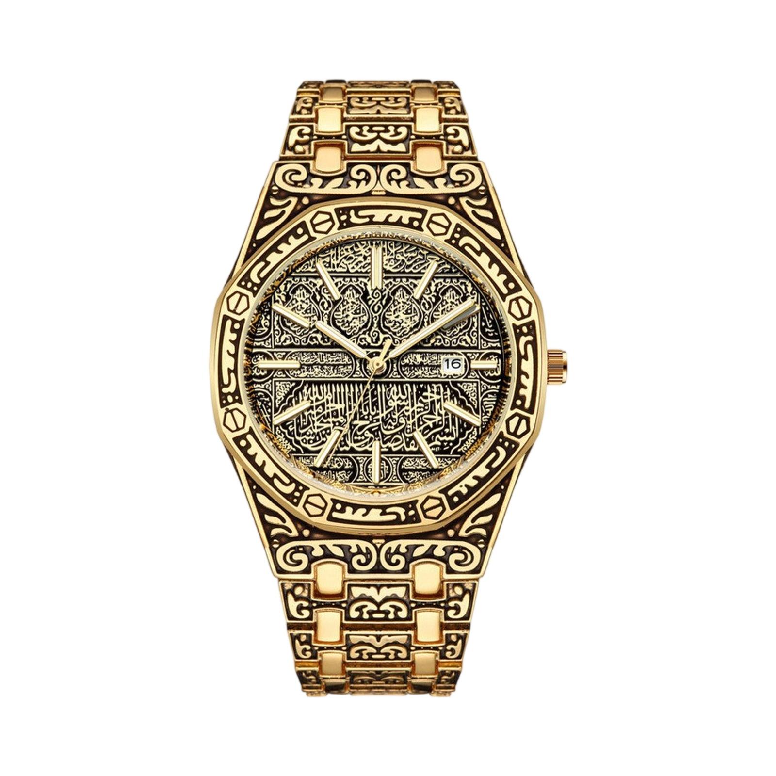 

Мужские кожаные деловые модные часы с ремешком для подарков One Size