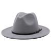 Vintage British Style Wool Felt Fedora Hat For Women With Wide Brim And Breathable Design