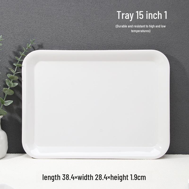 A5 White Melamine High-Temperature-Resistant Noodle and Soup Bowl, Ramen Bowl, Rice Noodle Roll Plate, Vegetable Plate.