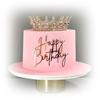 Cake Decoration Crown Gold Silver Topper 12