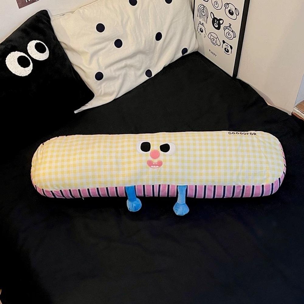 Cartoon Cute Long Soft Large Cushion Leg for Side Sleep Girls Dormitory Sleeping For Bedroom Bed