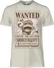 One Piece T-Shirt Luffy Gear 5 Wanted Adult Original Official Beige 4XL
