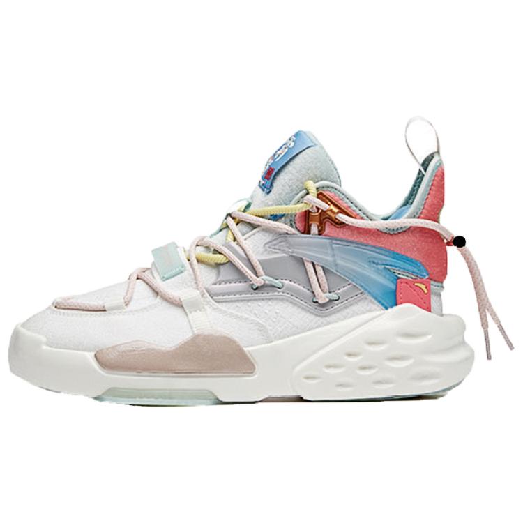 

Anta Bastard The Palace Museum Collection Mid top Casual Shoes Women s Blue Pink 122018087S-1 38.5
