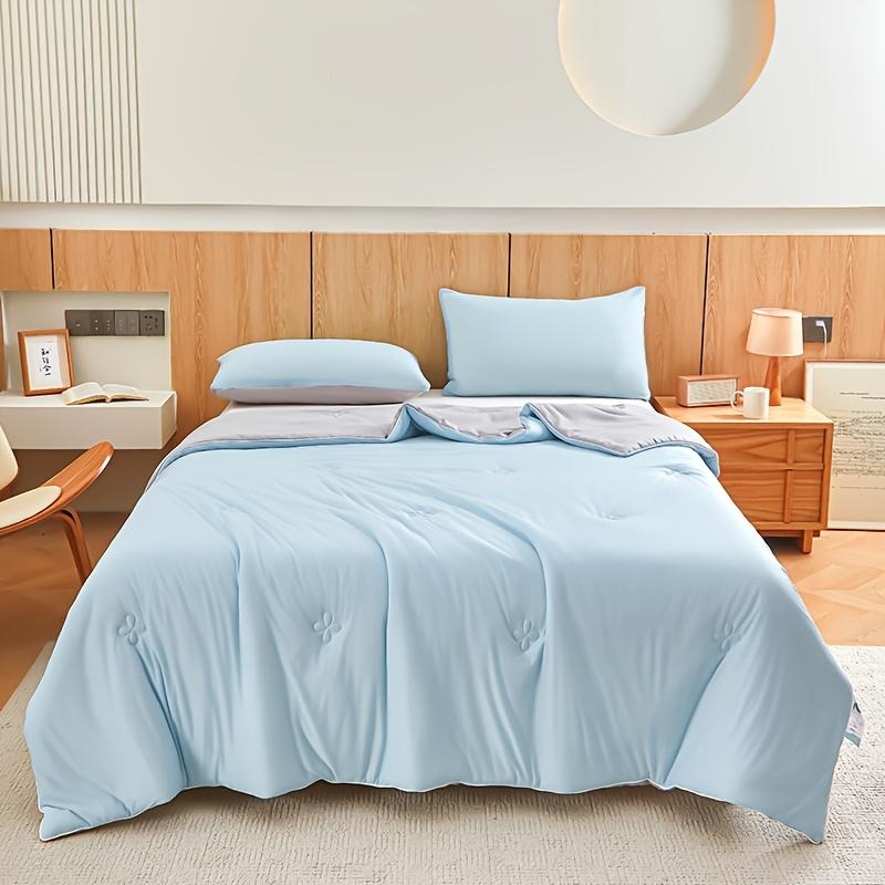 Summer Cooling Quilt Soft Breathable Cooling Quilt Lightweight Thin Quilt Quilted Construction for Bedroom Living Room Comforter