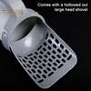 Cat Litter Scoop Portable Cat Litter Scoop Holder with Trash Container Cat Poop Sifting Shovel with Waste Bags for Indoor Cats