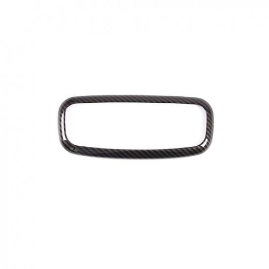 ABS Carbon Rear Overhead Light Frame Trim Fit For Ford Ranger T7 T8 2015-21