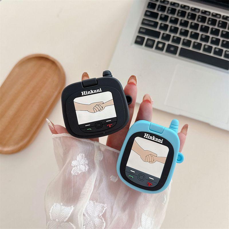 

Беспроводной Bluetooth Чехол для гарнитуры Airpodspro 2-го поколения Силиконовый Мягкий Чехол Airpods3-го поколения Ударопрочная Коробка 5-го поколения Зеркальный Модный AirPods1 Generation 2 generation Nokia Blue