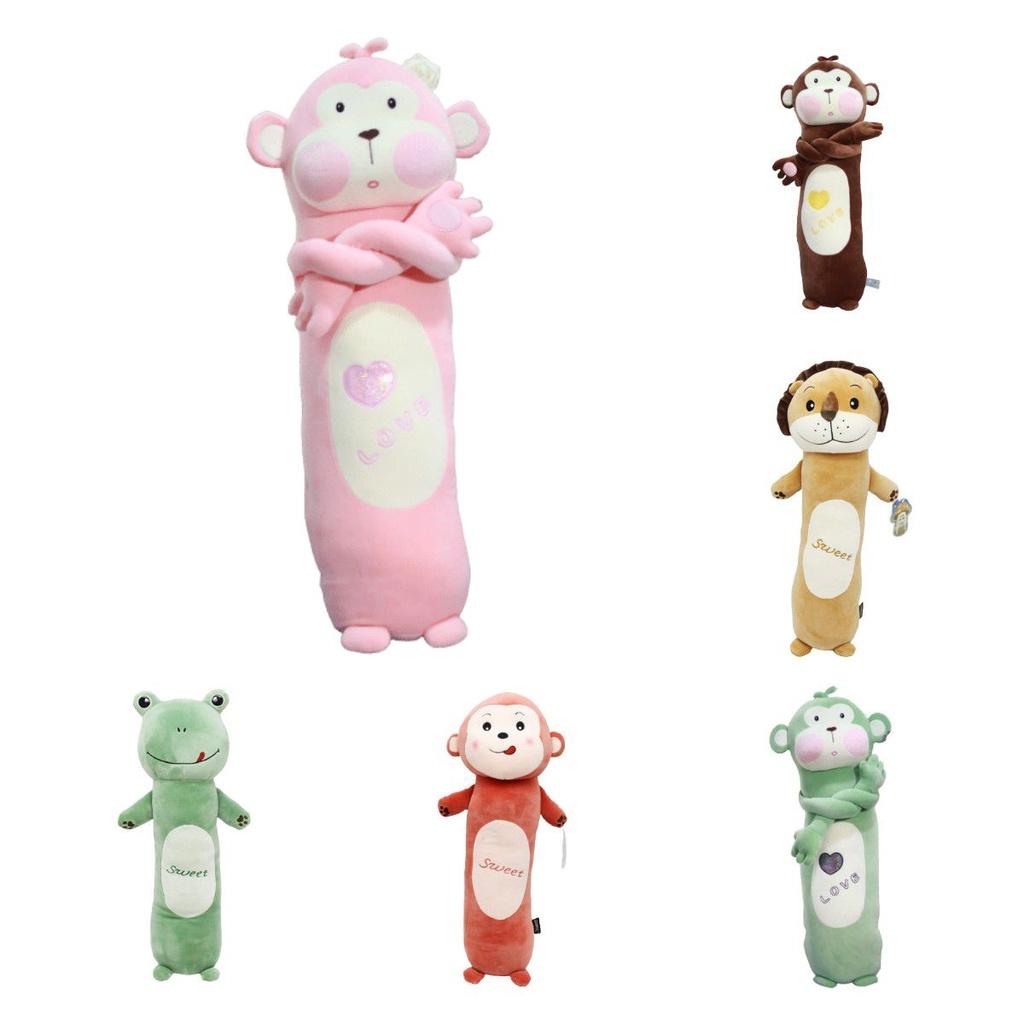 Soft Monkey Plush Pillow 55/70/90/110cm Cute Room Decor Kids Boys Girls Gifts