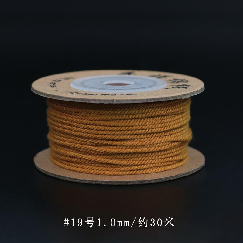 Filo di Cotone Tibetano Strofinato a Mano, Braccialetti Intrecciati a Mano, Stelle Luna, Perle Bodhi Buddha, Nappe, E Fili da Gioco