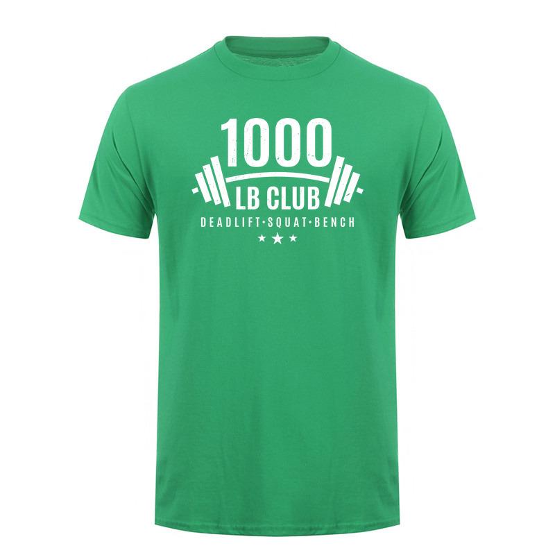 1000 Lb Club Deadlift Squat Bench Weightlifting T Shirt Bodybuilder Gym Fitness Tshirts Da537