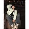 Women S Loose Short Winter Padded Cotton Coat Fake Two Pieces Style
