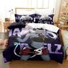 3D Print Hakos Baelz Anime Bedding Set Duvet Cover Bed Set Quilt Cover Pillowcase Comforter King Queen Size Boys Adult Bedding