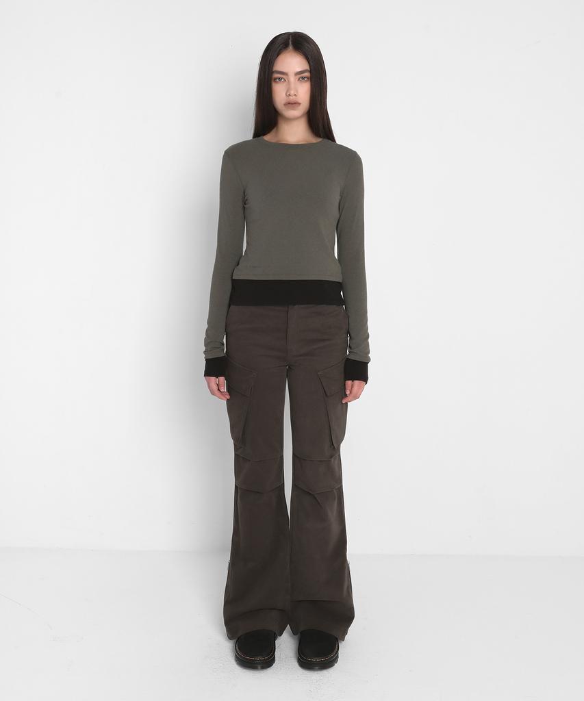 Saendeulig Bootcut Cargo Pants_Brown