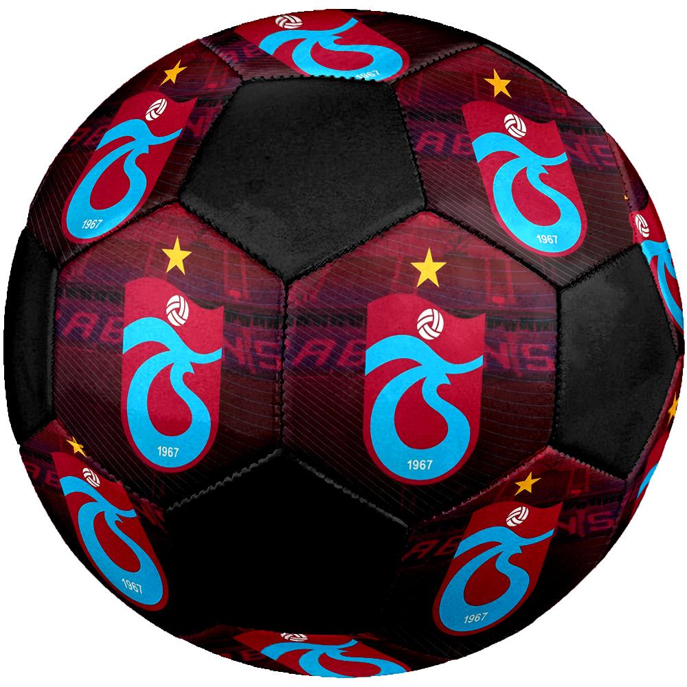 Trabzonspor FC Soccer Ball, Colorful, Suitable for All Ages, Machine-stitched, PVC Material, Competition Grade, Durable and High Bounce