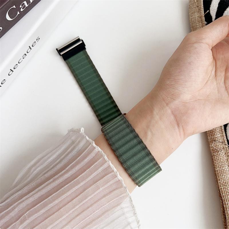 Nylonový řemínek pro Apple Watch 45mm 44mm 40mm 49mm 41mm 42mm 38mm řemínek náramek pásek Correa iWatch Series 4 5 6 Se 7 8 9 ultra Ultra2