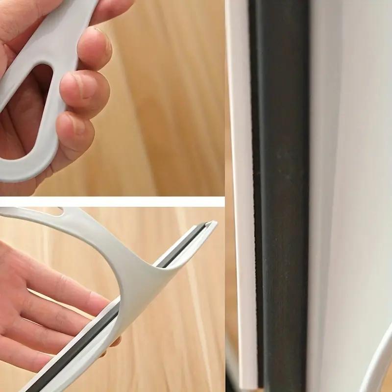 Silicone Water Wiper Plate Glass Cleaner Scraper Car Windshield Cleaning Squeegee For Car Windshield Window Bathroom Kitchen