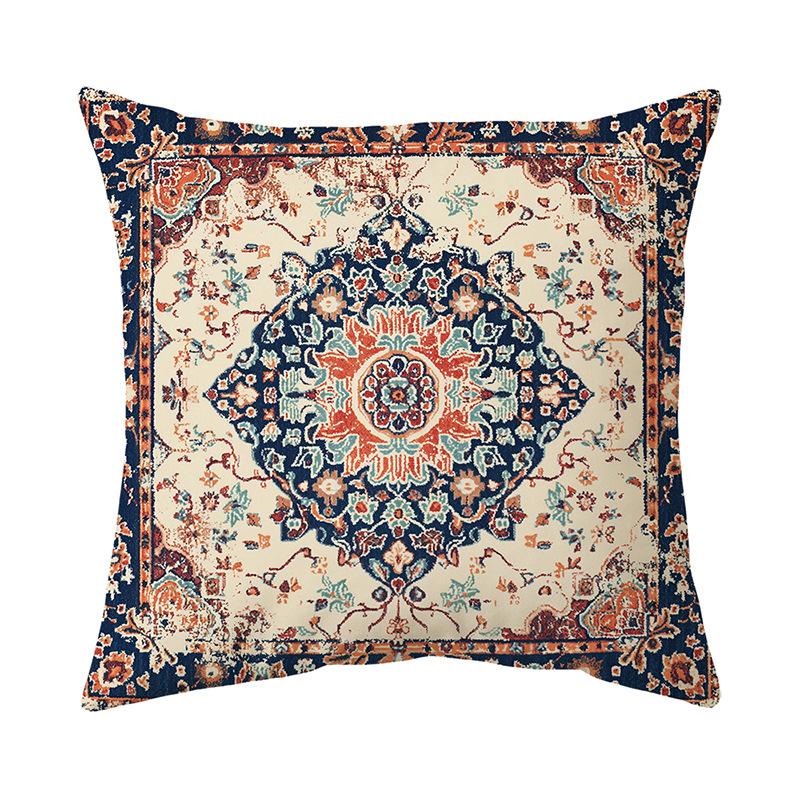 Potah na polštář Tištěný potah na polštář na pohovku Krátký plyšový potah na polštář