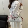 Sweet Bow 2 Underarm Bag Women's New Fashion Polka Dots Cute Simple One Shoulder Portable Tote Bag Tide