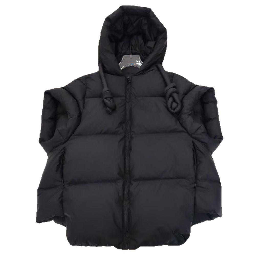 Solid Color Vest Women's Loose Autumn and Winter New Fashion Down Vest Stand-up Collar Large Version Vest Jacket