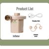 Portable Outdoor Camping Rechargeable Air Pump