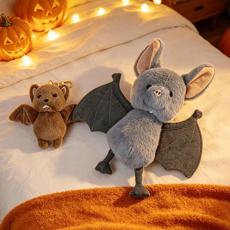 1530Cm Kawaii Halloween Ghost Bat Plush Doll Cute Plush Ghost Pendant Toy Funny Gift For Halloween Party Decor