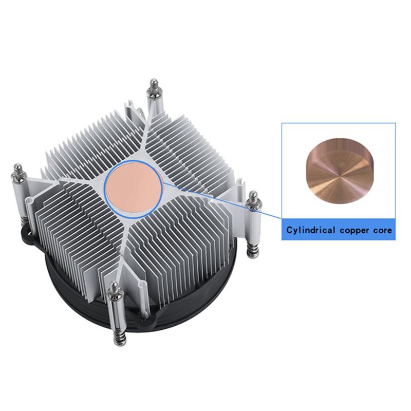 

QiuzAim Efficient Copper Core Radiator Processor PC Cooler X79 x99 Cpu Fan 4pin/PWM Cooler Air-cooling installation LGA2011 2066 Aluminum core 4pin-