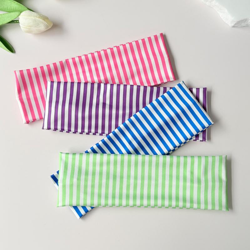 Stylish Women's Hair Bands Sweet Striped American Stretch for Sports Travel Fitness