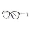 Fashion Style Glasses Frame High Quality Korean Style Men'S Glasses Rivets Decoration Blue Light Blocking Women Glass