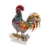 F26C Scultura di Gallo Colorata in Acrilico Statua di Animale in Acrilico Antirottura Fascino Decorazione da Scrivania per Regalo di Inaugurazione