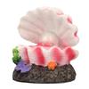 Aquarium Shell Air Bubbler Decoration Simulation Artificial Resin Fish Tank Shell Ornament with Air