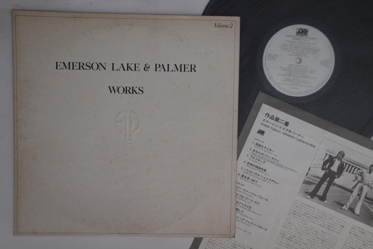 

LP Record EMERSON LAKE & PALMER - Works Volume 2 P10438A ATLANTIC 1977 Japan Rock Used