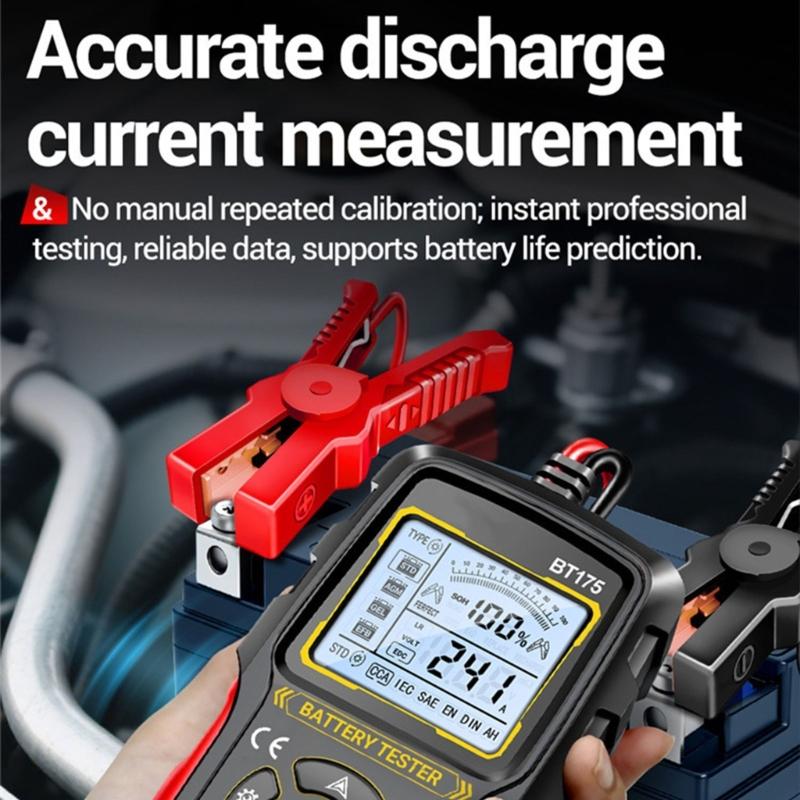 Digital Display Car Battery Measurement Tester With Voice Guidance For Voltage Internal Resistance And Life Analysis