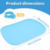 Silicone Mat for Crafts Nonslip Nonstick Sheet for Jewelry Casting Mat Heat-Resistant Craft Mat for Epoxy Resin Paint
