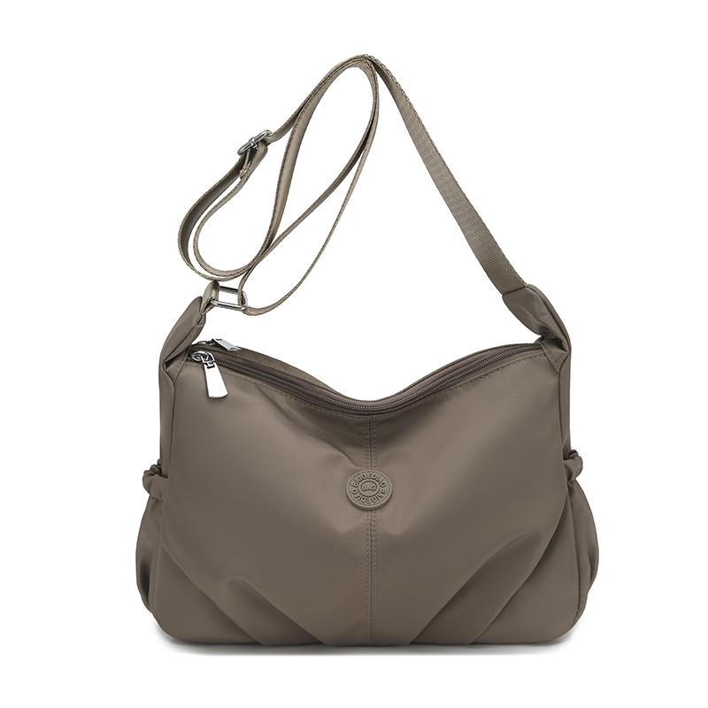 

Повседневные простые женские сумки кроссбоди из нейлона с несколькими карманами, водонепроницаемая сумка-мессенджер однотонного цвета, женская наплечная сумка для прогулок хаки