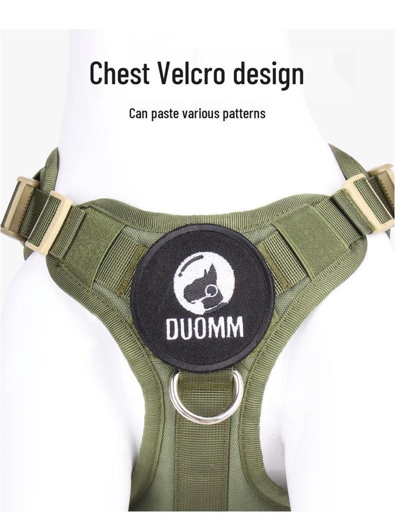 Waterproof Tactical Harness: Explosion-Proof, Adjustable Vest for Medium and Large Dogs