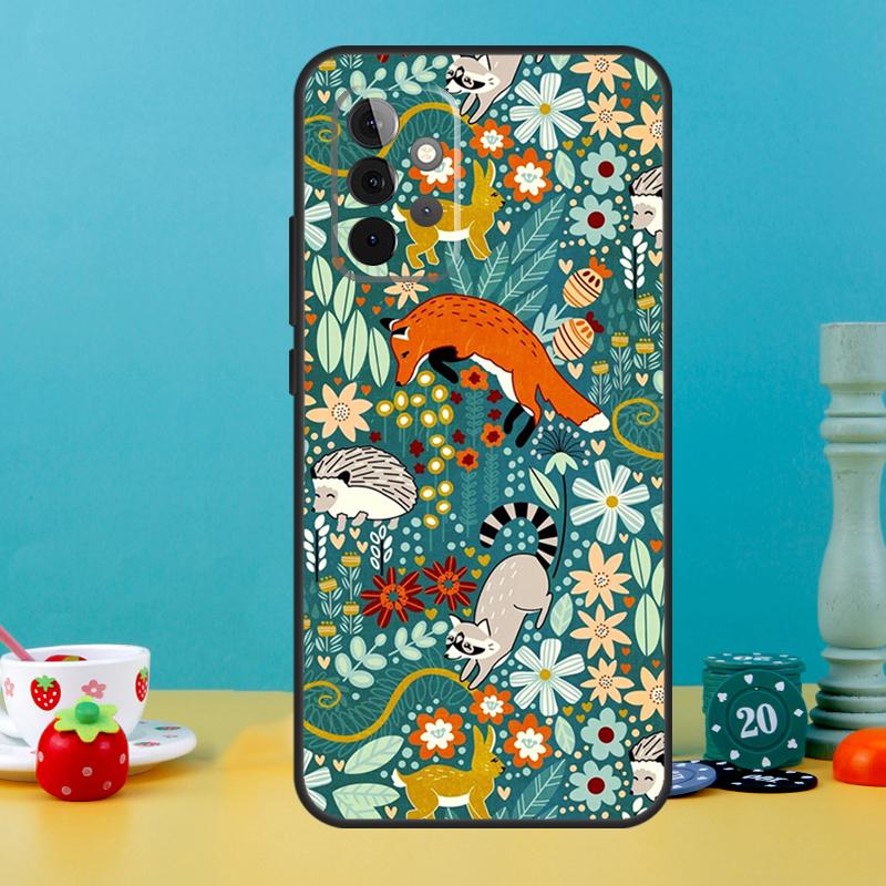 Süßes Igel-Case für Samsung Galaxy A25 A54 A34 A14 A52 A32 A12 A13 A33 A53 A15 A16 A36 A56 A26 A05 A35 A55