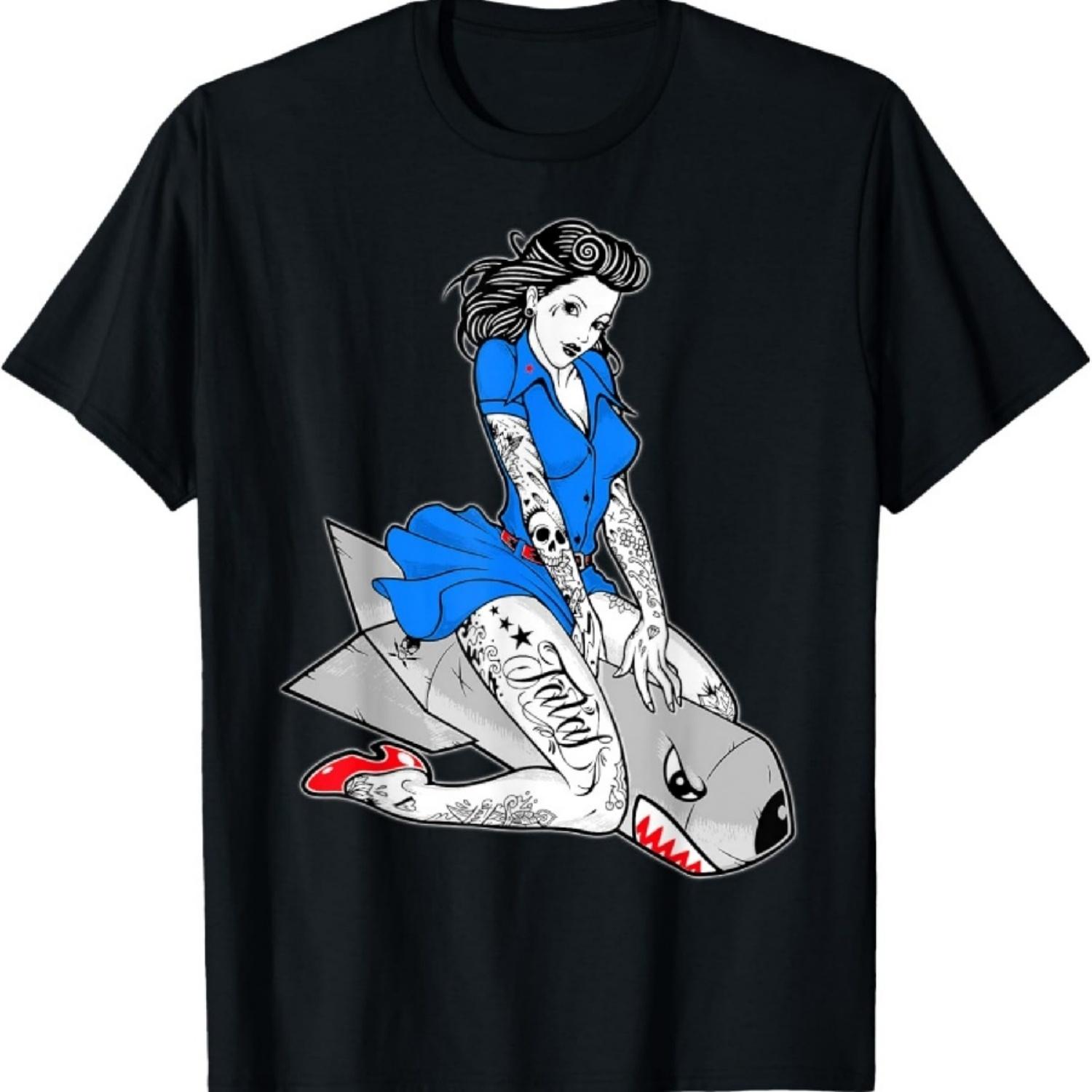 Fatal Bombs Away T-Shirt, Unisex-Adults, Blue, Small, Short Sleeve, Classic Fit S