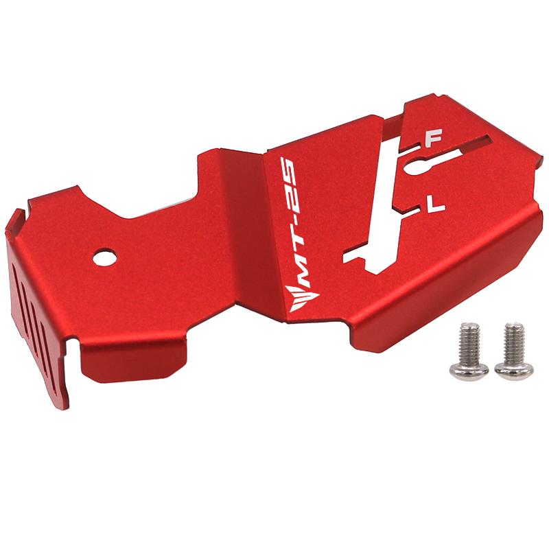 

Мотоцикл для Yamaha MT03 MT25 MT 03 25 MT-03 MT-25-2023 аксессуары, бак для восстановления охлаждающей жидкости, защита, защита MT25 LOGO Red