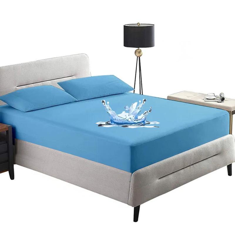 2025 Waterproof Mattress Protector,A Solid Color Bedspread,Fitted Mattress Cover,Dustproof Breathable Washable Incontinence Bed Sheet
