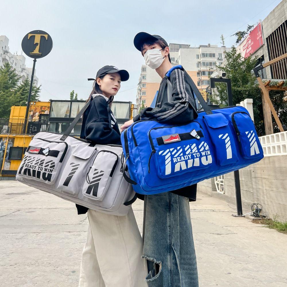 Shoes Compartment Tennis Shoulder Bag Large Capacity Carrying Handbag  for Men and Women