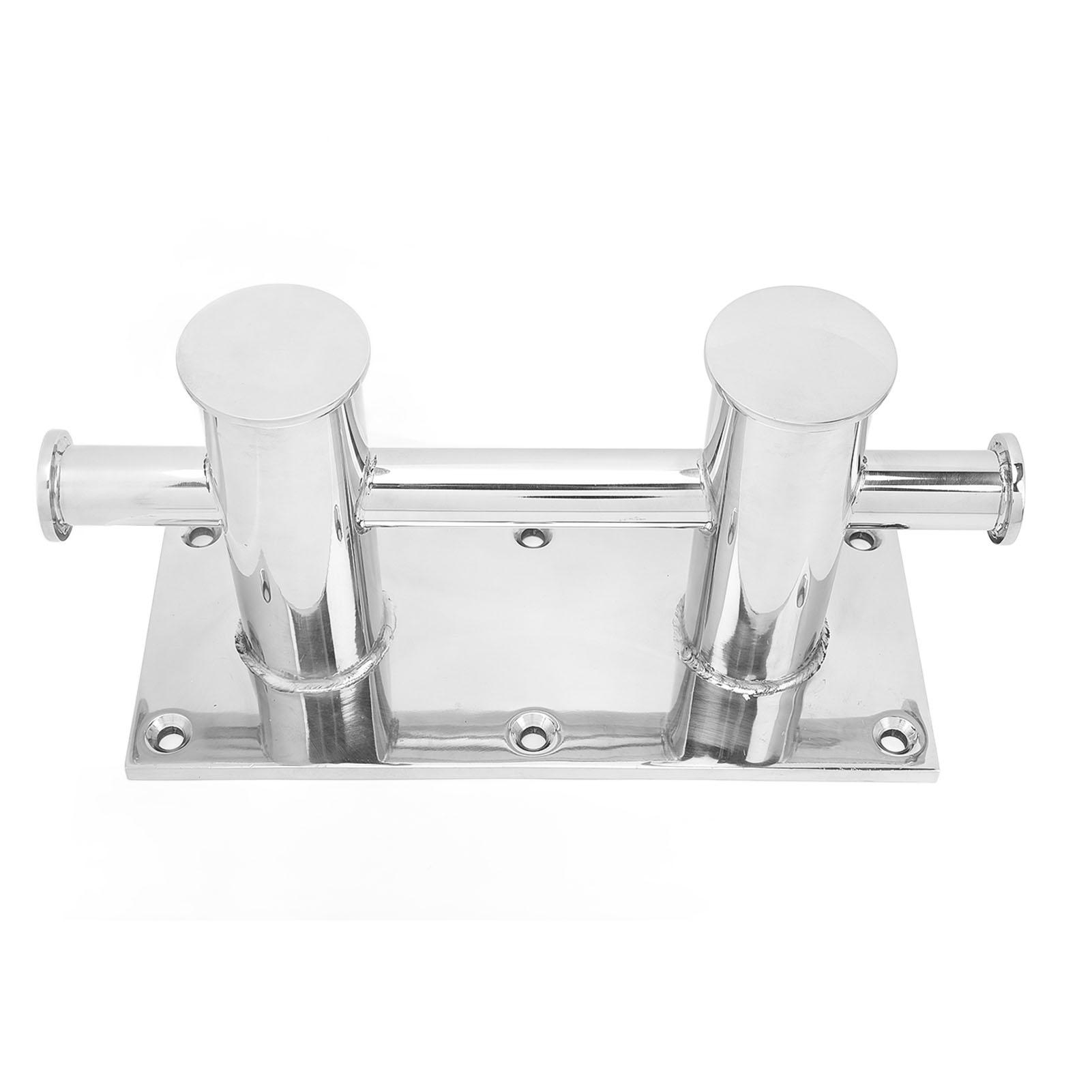 

Heavy Duty Double Cross Bollard 304 Stainless Steel Rustproof Mooring Bitt Cleat for Marine Boat