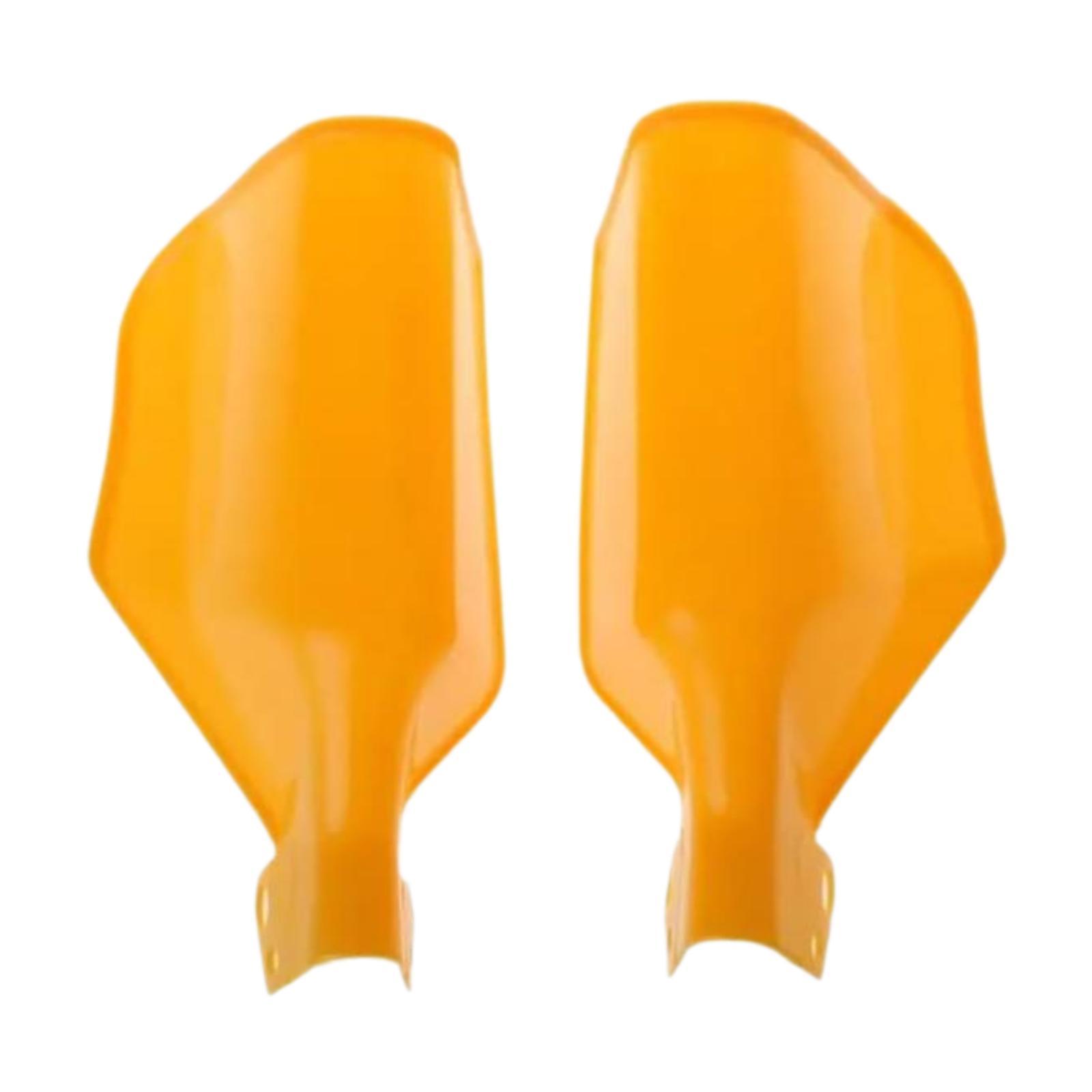 

2x Motorcycle Hand Guards Handguards Windshield Dirt Bike Brake Clutch Lever жовтий