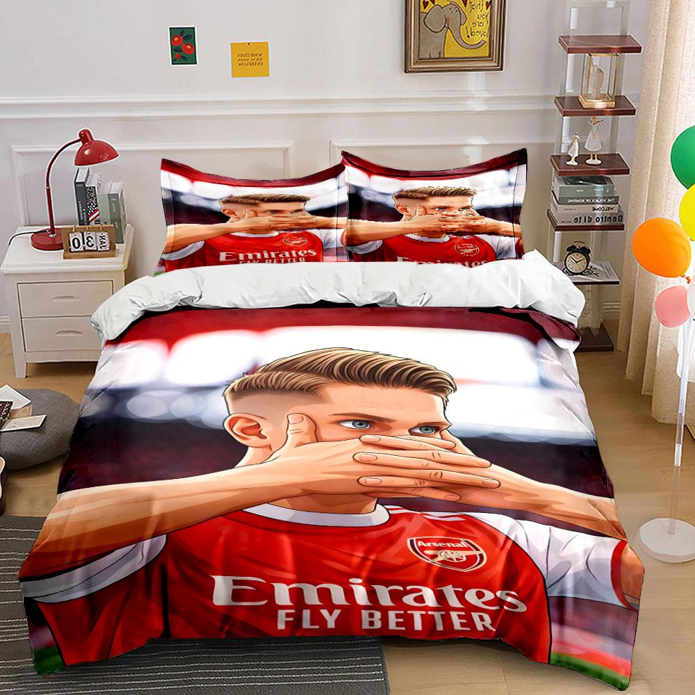 Arsenal Player Graphic Design. Bedding Sets Duvet Cover Sets Duvet Covers Pillowcases(1*Duvet Cover 2*Pillowcases Without Duvet Insert)