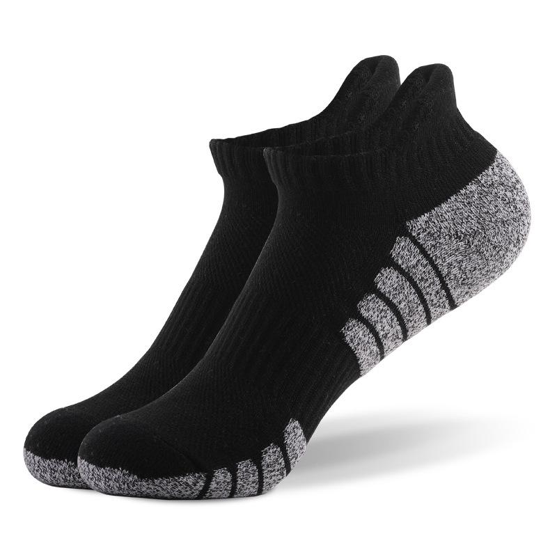 6 Paar Sportliche Knöchelsocken Sportsocken mit niedrigem Schnitt Performance Dick gepolsterte Strick Schnell trocknende Socke Outdoor Fitness Atmungsaktive Socken
