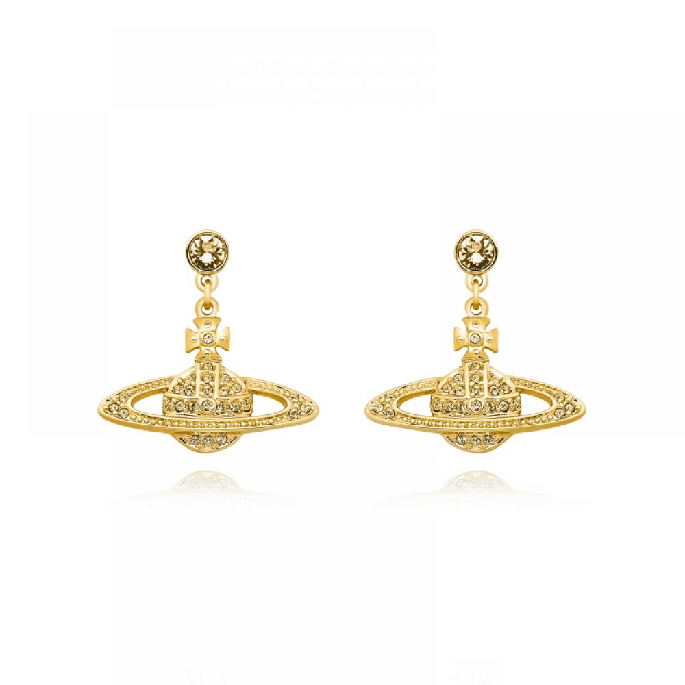 Vivienne Westwood 62020025 R121 Mini Bath Relief Drop Earrings