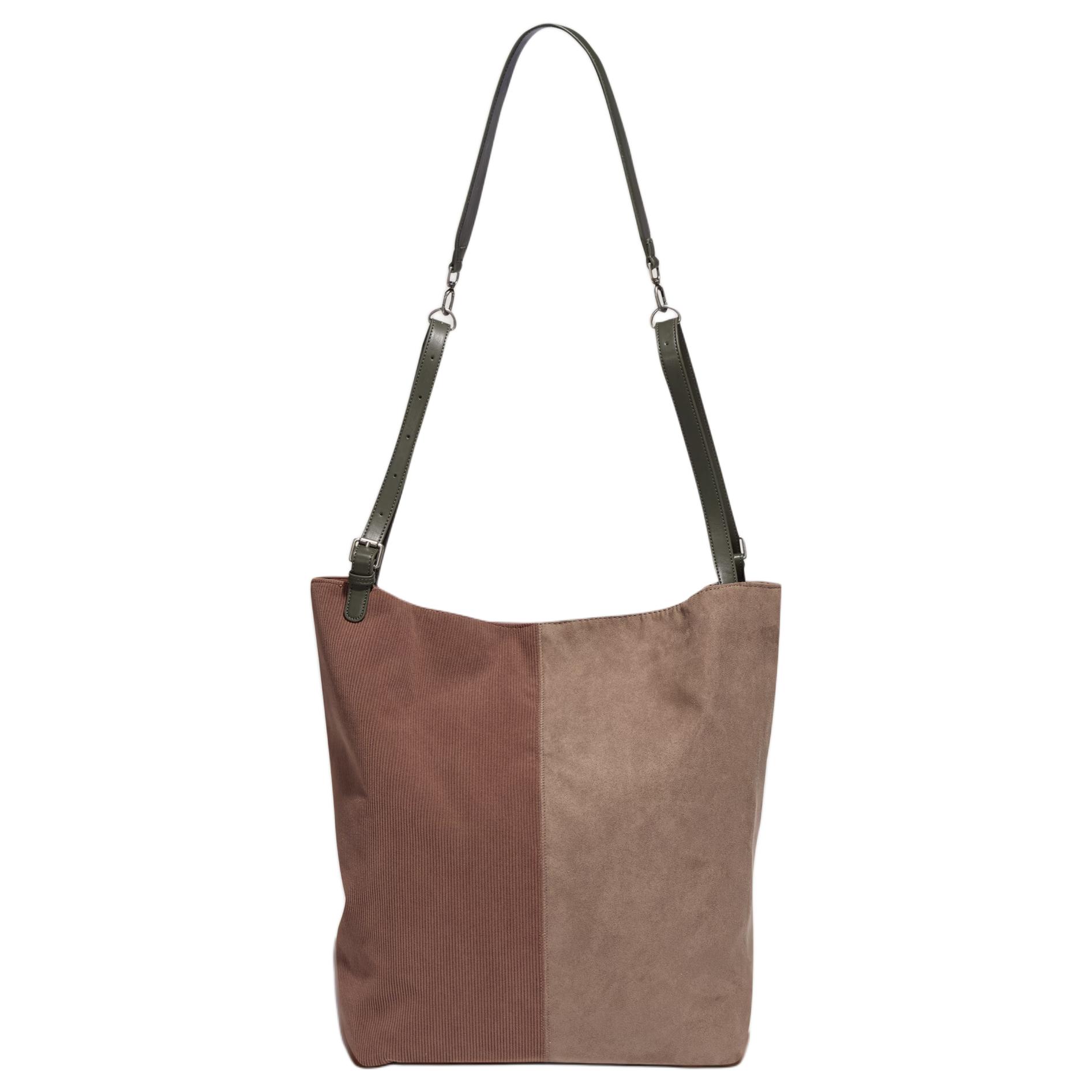 Adidas Originals Fabric Tote Handbag Large Unisex Stratum Dark Earthy Brown KH0283